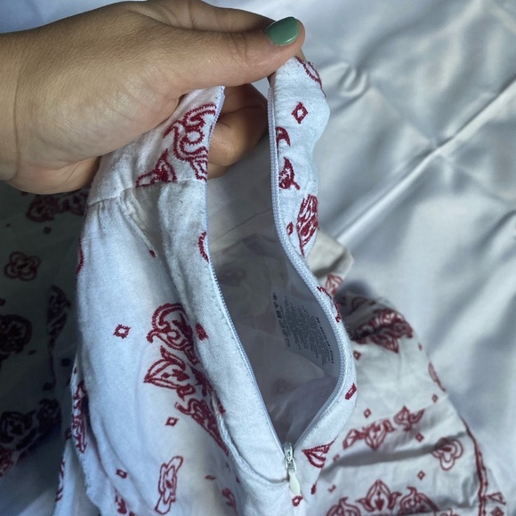 Anthropologie Ett Twa Jadida Embroidered Linen Blend Fully Lined Pant 4 TALL - Picture 6 of 10